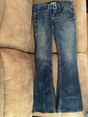 William Rast Savoy Blue Flare Jeans Size 25